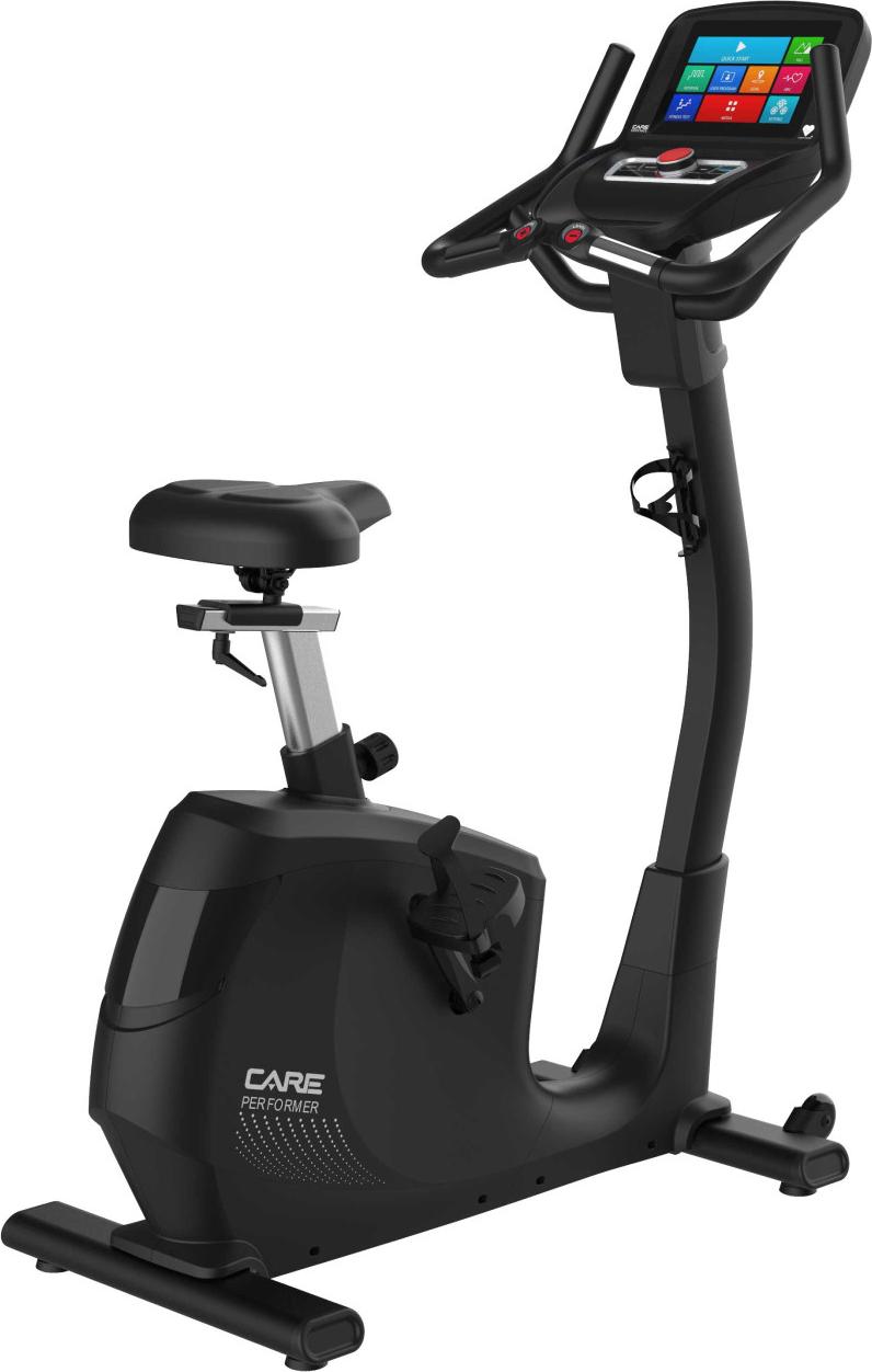 CARE PERFORMER TFT - Selbstversorgendes Heimtrainer-Fahrrad - 11 kg Schwungmasse - 32 Widerstandsstufen - Vernetzt und mit Ergometer - Multimediadisplay