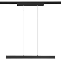 Schienensystem Duoline PL Paros in Schwarz max. 29 Watt