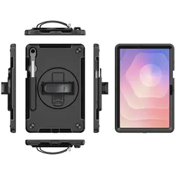 eSTUFF OHIO Defender Hülle für Galaxy Tab S10FE+ schwarz