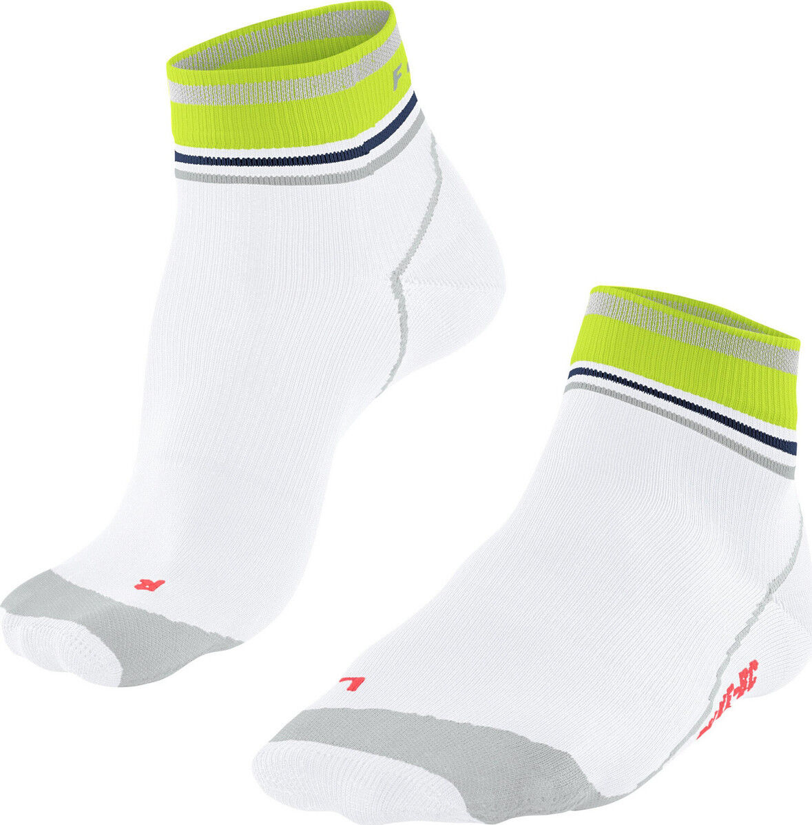 Falke BC Impulse Reflect Short Unisex Biking Socks White 39-41