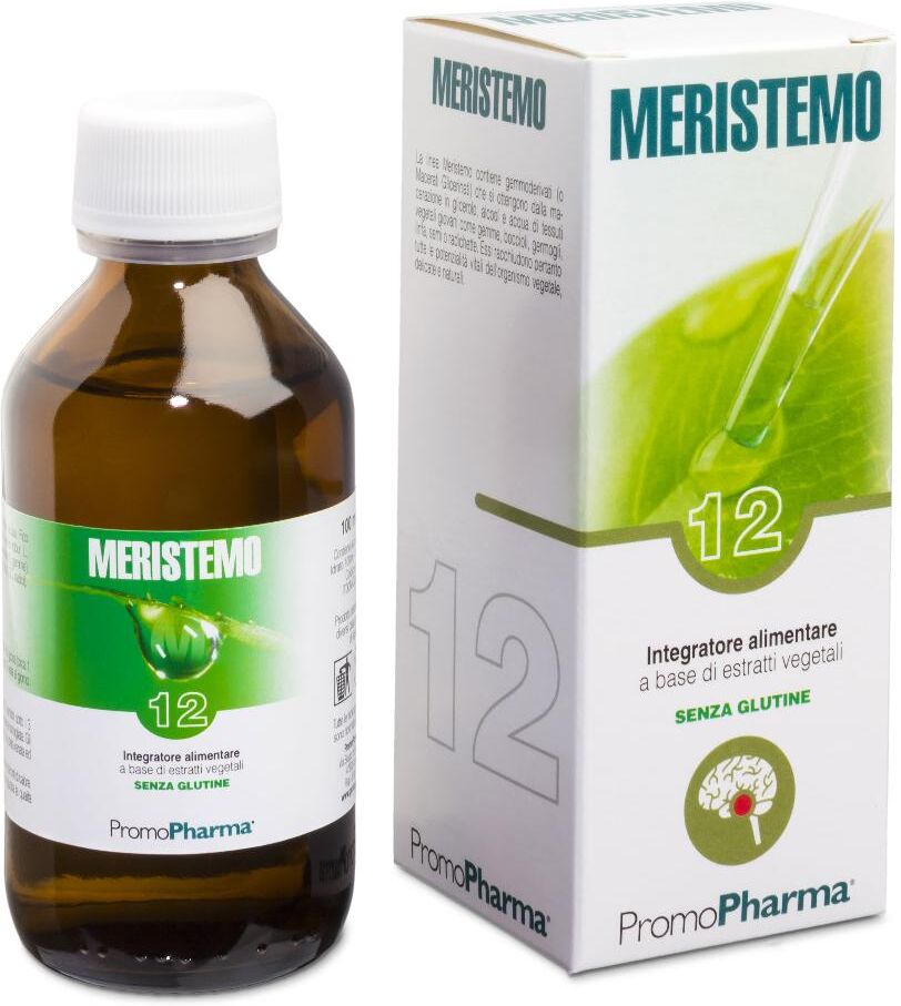 PROMOPHARMA SpA Meristemo 12 - Gocce 100ml, Integratore Naturale per il Benessere