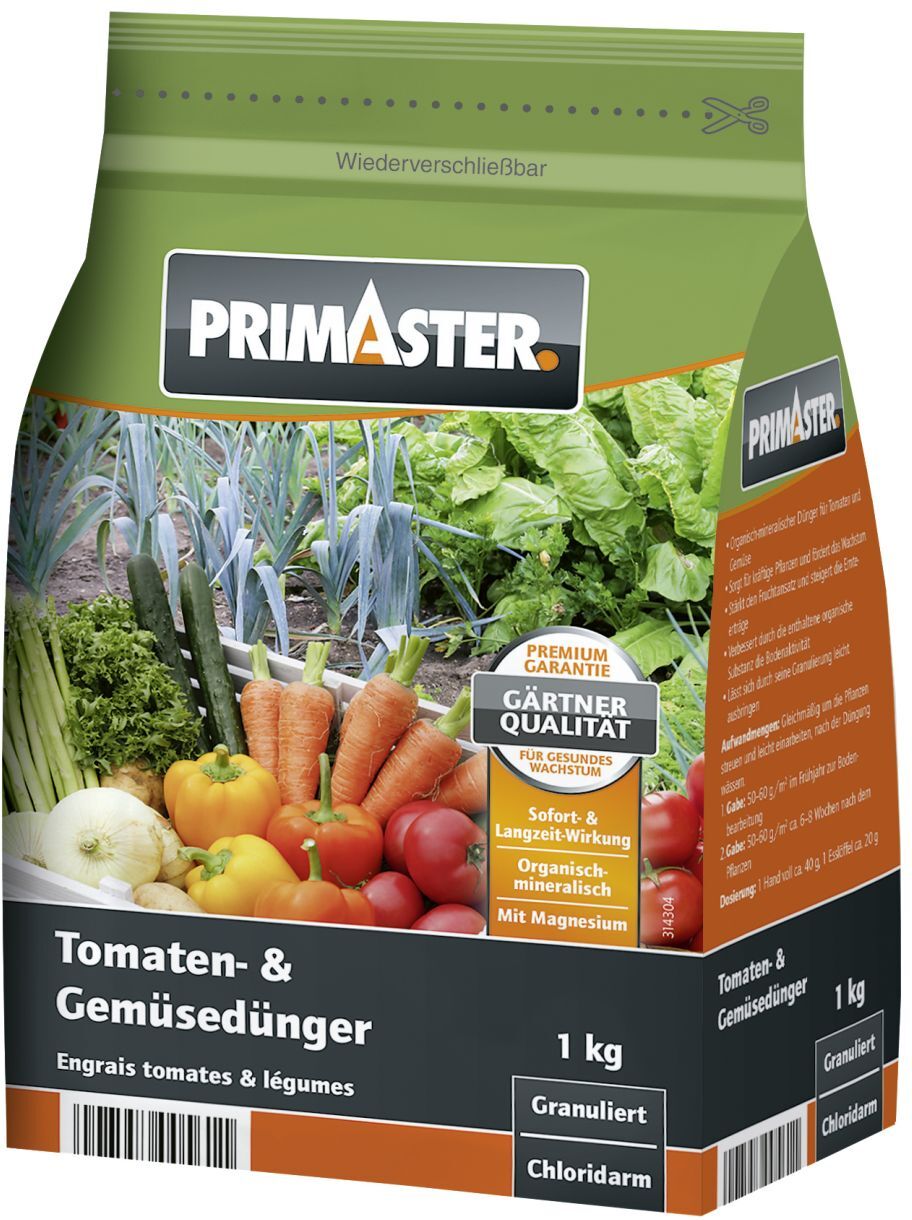 Primaster Gartendünger Tomate und Gemüse 1 kg