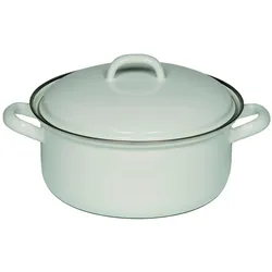 Riess 0129-33, Pfanne + Kochtopf, Weiss