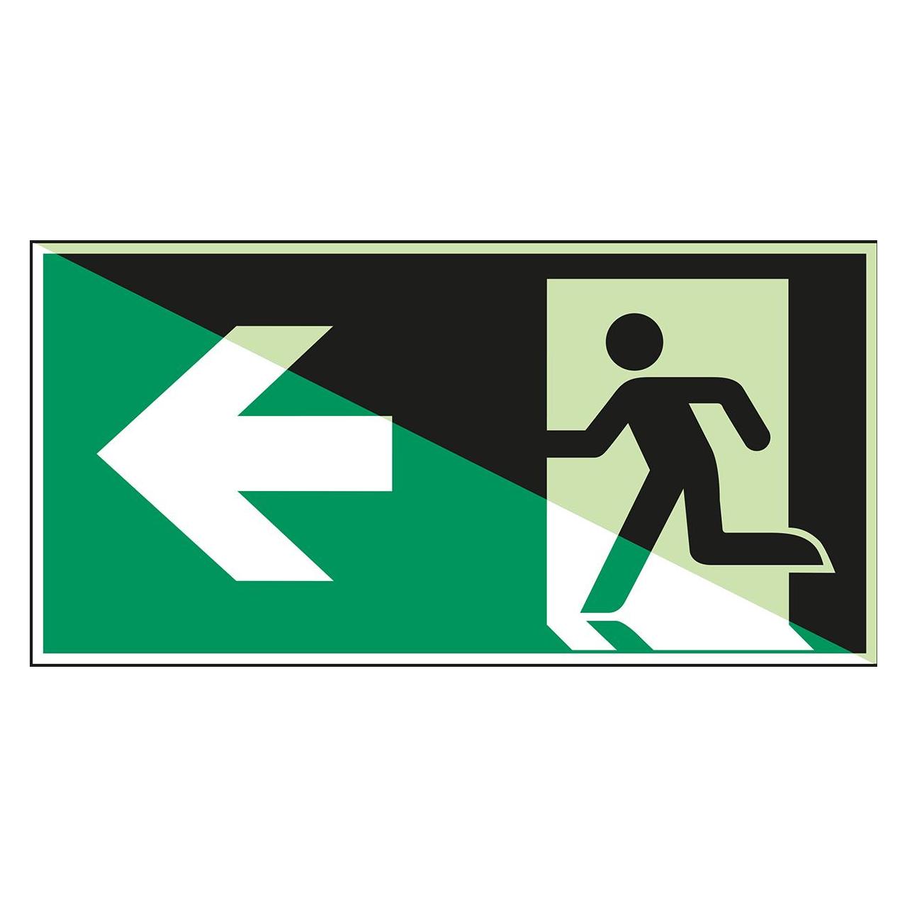 Brady Notausgang (links) - ISO 7010 (139211)