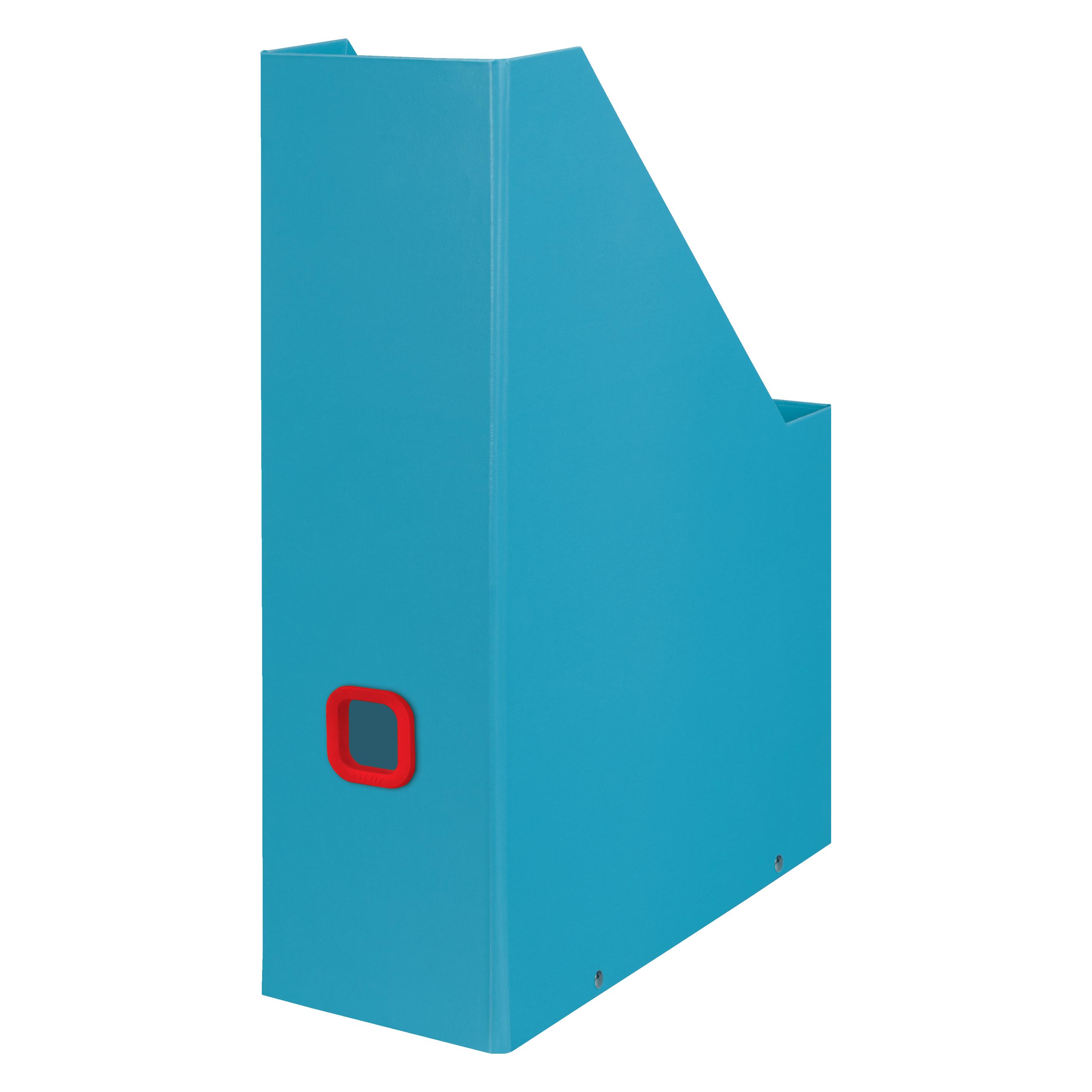 Leitz Stehsammler Click & Store Cosy, A4, Hartpappe, blau Hartpappe mit PP-Folie, Aufbau mittels Dru (A4) (5356-00-61)