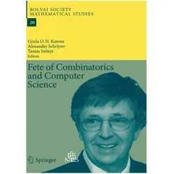 Fete of Combinatorics and Computer Science, Fachbücher von Alexander Schrijver, Tamás Szönyi, Tams Gyula O.H. Katona