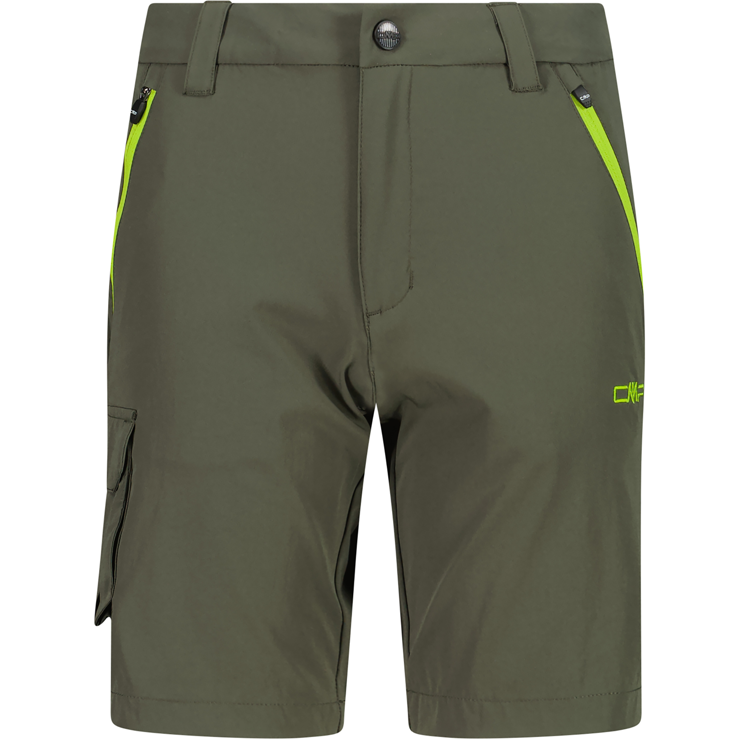 CMP Kinder Kurze Hosen oliv Größe 128 Trekking Elastisch