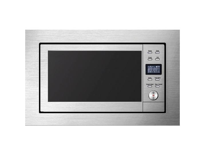 Mican Einbaumikrowelle, Edelstahl, Metall, Grillfunktion, LED-Display, Küchen, Küchenelektrogeräte, Mikrowellen