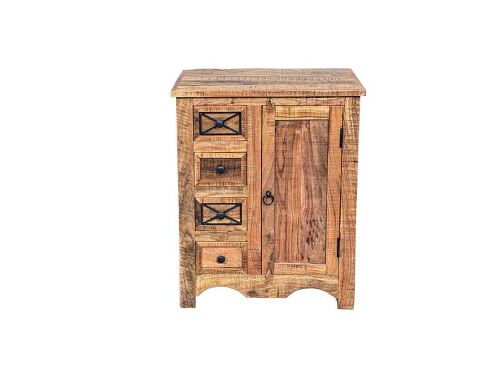 Sideboard 70 cm Akazie massiv lackiert montiert - ACANO