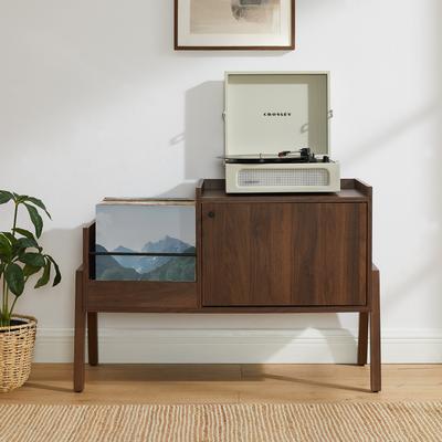 Crosley Furniture Crosley Luna Record Player Cabinet With Vinyl Storage
