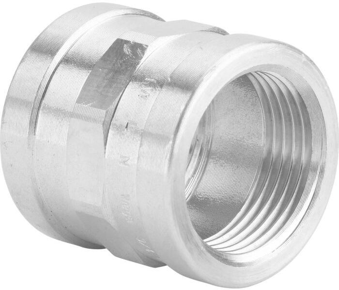 Viega Muffe 447779 Rp 3/4, Rotguss verchromt