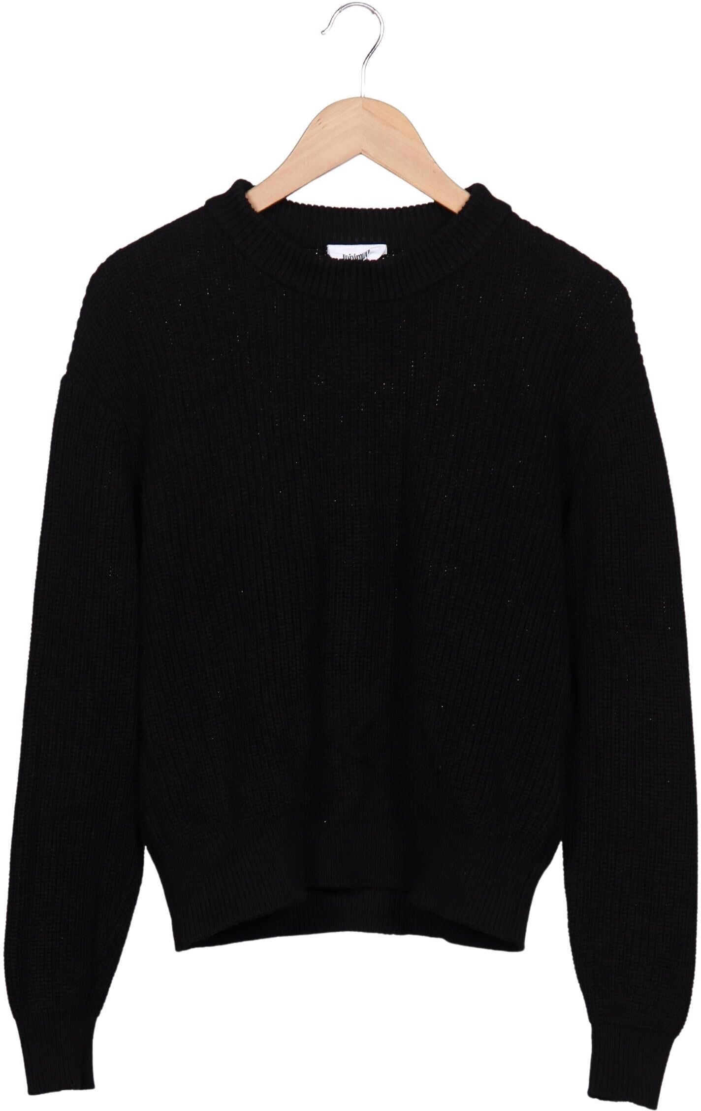 Minimum Damen Pullover, Schwarz, Gr. M, Baumwolle - Second Hand