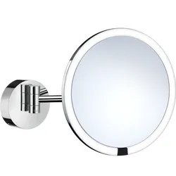 Smedbo OUTLINE - Kosmetikspiegel mit LED-Beleuchtung, Verchromt, X7, Wand FK487H