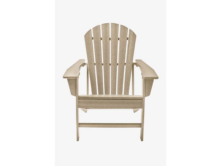Lichtbruine fanback chair