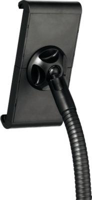 Tablet Halterung Durable TOUGH FLOOR, für 1 Tablet mit 7-13", Bodenständer, 360° drehbar, Kabelführung, Diebstahlsicherung, schwarz
