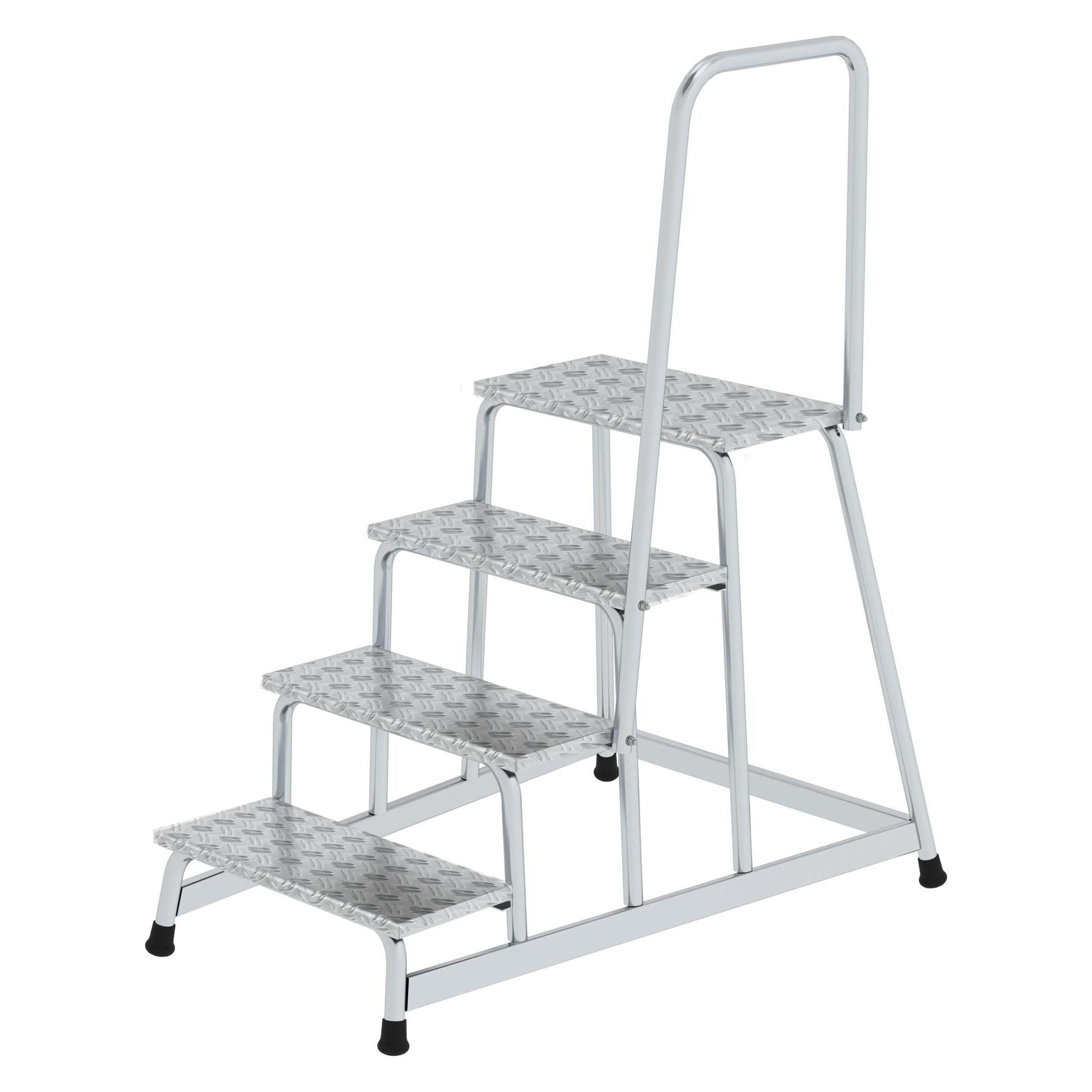 Munk Arbeitspodest starr mit Handlauf 4 Stufen (Arbeitsplattform, 113 cm) (228733)