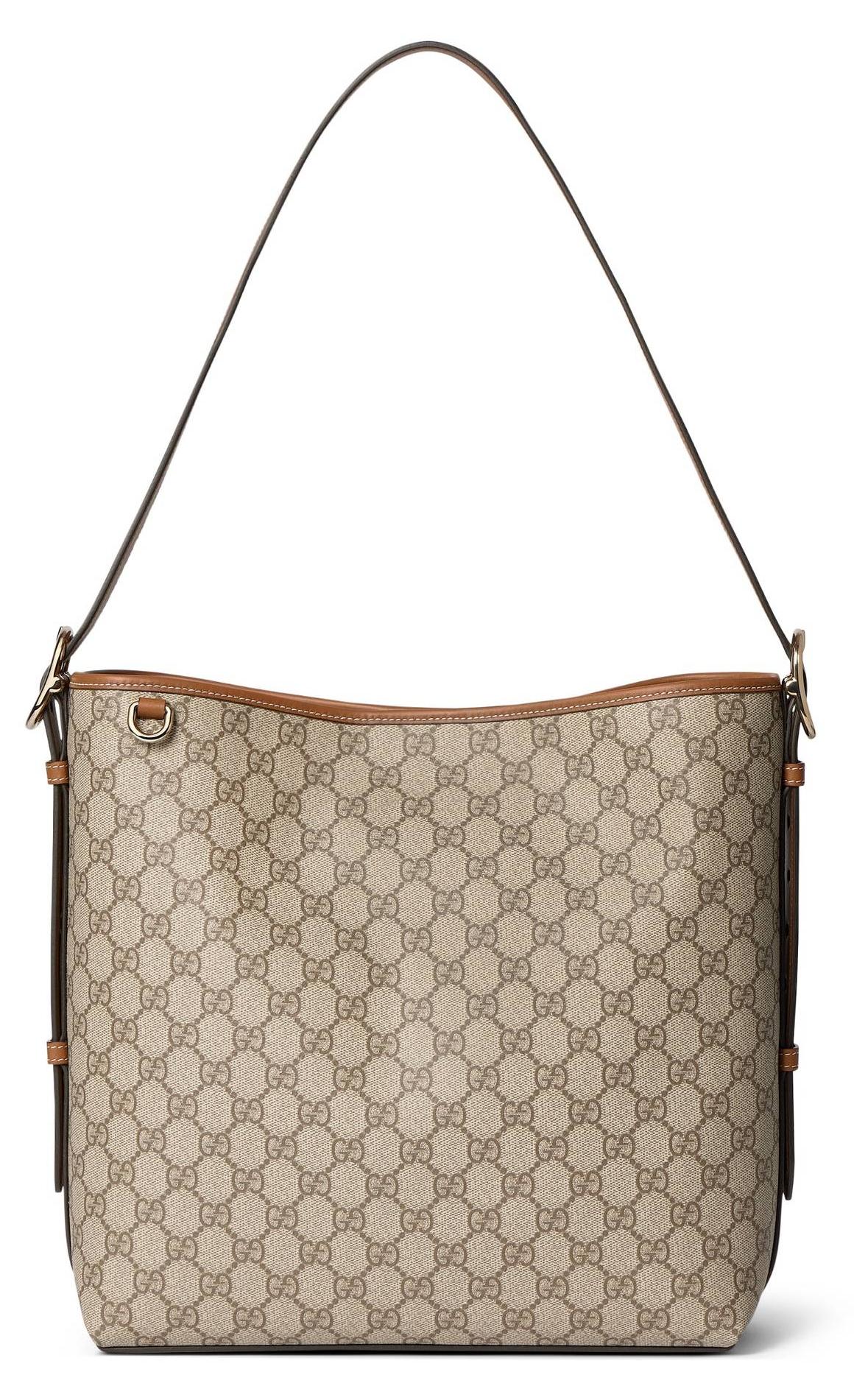 Gucci Tasche Uni GG Emblem Collection Beige/Dunkelbraun 847452-FAD6L-9758
