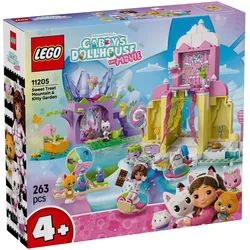 LEGO® 11205 Gabby ́s Dollhouse Zuckerguss-Gebirge und Kätzchen-Garten, mehrfarbig