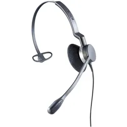 Agfeo Business Headset 2300 (Kabelgebunden), Office Headset, Silber