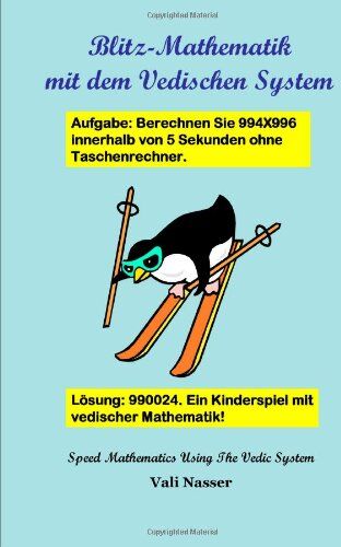 Vali Nasser - Blitz-Mathematik Mit Dem Vedischen System - Preis vom 09.10.2026 07:28:09 h