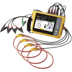Fluke, Multimeter, 1773, Power Quality Analyzer Netz-Analysegerät mit Loggerfunktion, inkl. Stromzangen 1 Set (CAT III 1000V, CAT IV 600V, Kabeltester)
