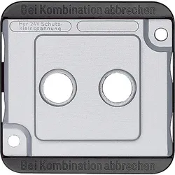 Merten Zentralplatte mat/si für Antennendose 294660
