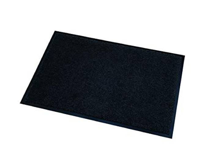 Wicotex - Deurmat - Droogloopmat Memphis Zwart - Afmeting 60x80cm