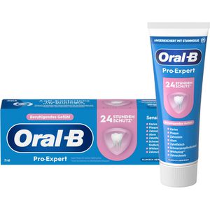 Oral-B Zahnpasta Pro-Expert Sensitiv Beruhigendes, Gefühl, antibakteriell, Sensitive, 75ml