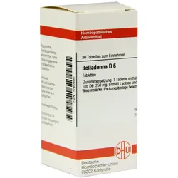 Belladonna D 6 Tabletten 80 St