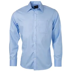 JAMES & NICHOLSON Langarmshirt Gr. XXL light-blue JN682