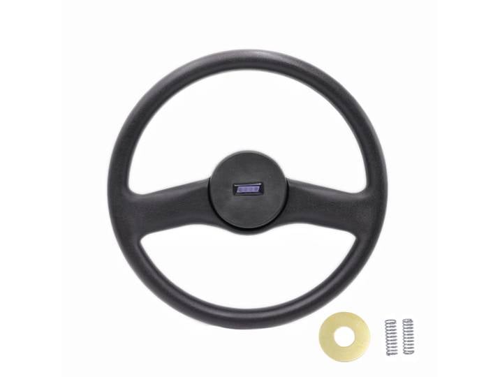 Volant de voiture 360MM pour Fiat, volant en cuir PU, universel, haute qualité