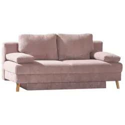 Schlafsofa Oliver Cord Rosa