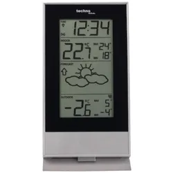 Technoline WS 9910, Wetterstation, Schwarz, Silber