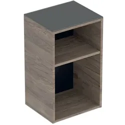 Geberit Smyle Square Seitenschrank 500358JR1 36x60x29,9cm, offen, Holzstruktur Nussbaum hickory