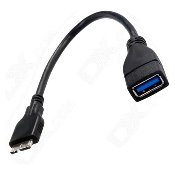 Allnet USB 3.0 Adapter OTG Typ A auf USB 3.0 micro 0,15m (0.15 m, USB 3.2 Gen 1) (USB_3.0_OTG_micro_adapter)