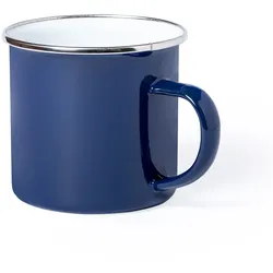 2x Metallbecher 380 ml, marineblau