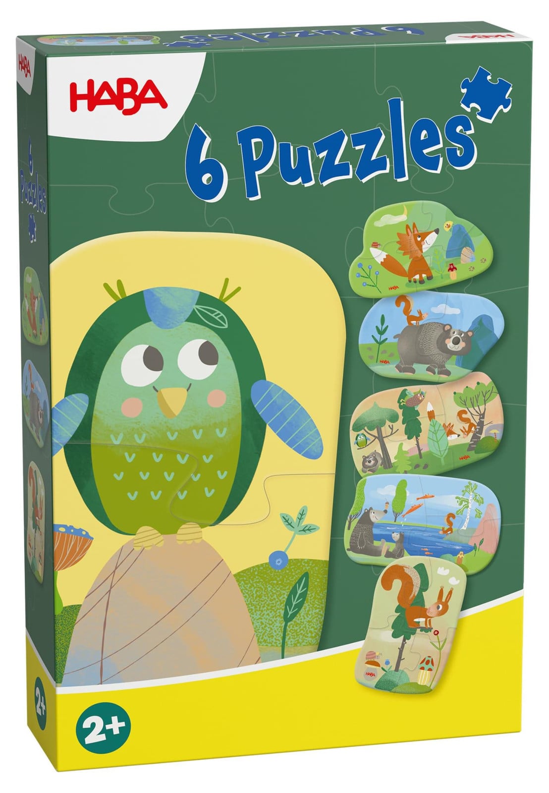 Haba 6 eerste puzzels - Bosdieren