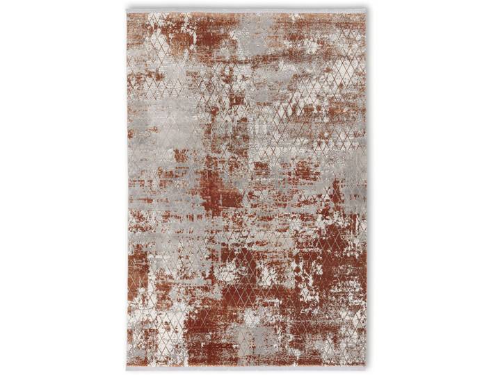Teppich Vision 241 , orange (terra), B:133cm H:7mm L:190cm, Kunstfaser, Viskose, SCHÖNER WOHNEN-KOLLEKTION, Teppiche, Teppich, Viskoseteppich mit Glanz, Wohnzimmer