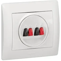 Legrand 771025 Abdeckung HIFI Lautsprecher 2-fach Galea ultraweiß