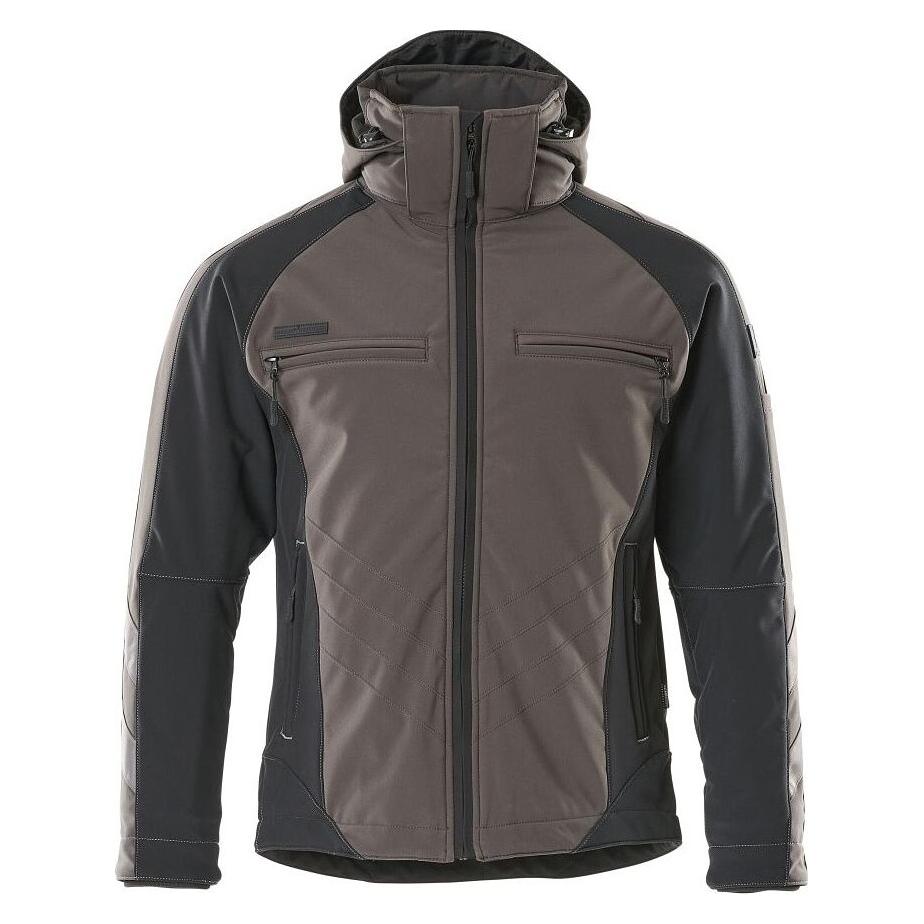 Mascot Herren Softshelljacke "DARMSTADT" Unique dunkelanthrazit, schwarz Grösse XL (XL) (10010568365829)