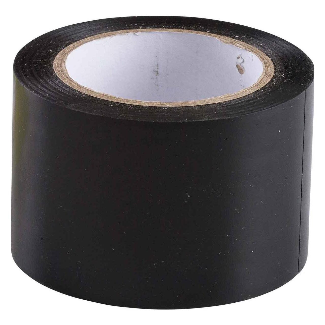 Brady B-726, AMT-3-Black, Bodenmarkierbänder, selbstklebendes Vinyl, Schwarz, 75mm x 33m (1 Rolle) (76.20 mm) (AMT-3-BLACK)