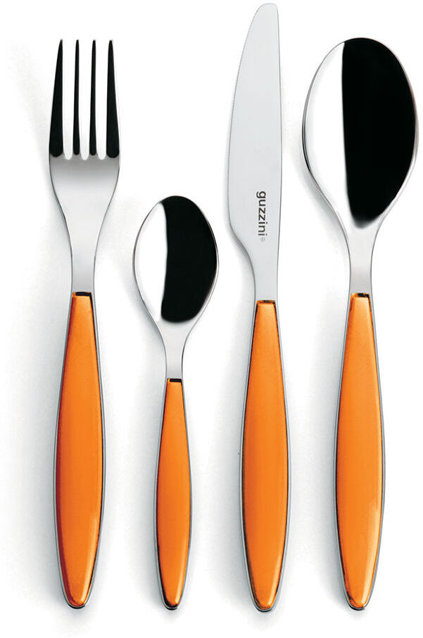 Guzzini - 24 Piece Cutlery Set, Service for 6 Orange 24