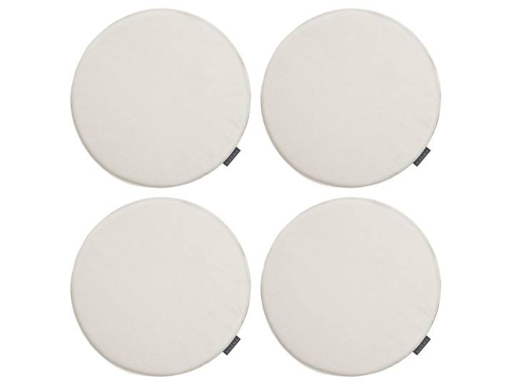 Galettes de chaise nature imitation cuir - d.37 - lot de 4