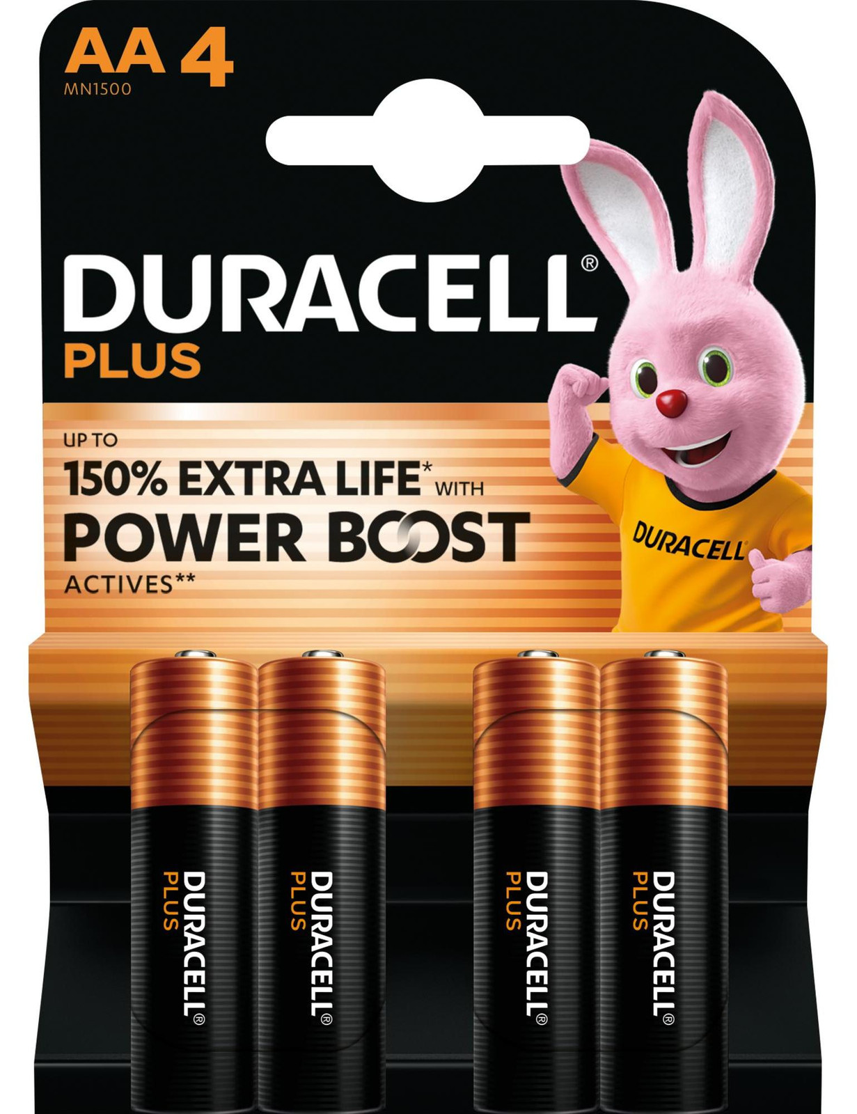 Duracell Plus AA-batterijen voor alledaagse apparaten