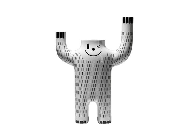 BD BARCELONA DESIGN vase HAPPY YETI (Small - Vase en céramique émaillée)