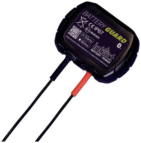 Intact GL10 Battery-Guard Batterieüberwachung 12V Bluetooth Verbindung, appfähig, Ladeüberwachung 15mm x 60mm x 45mm