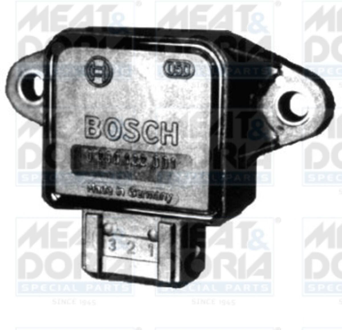 Sensor, Drosselklappenstellung MEAT & DORIA 83002