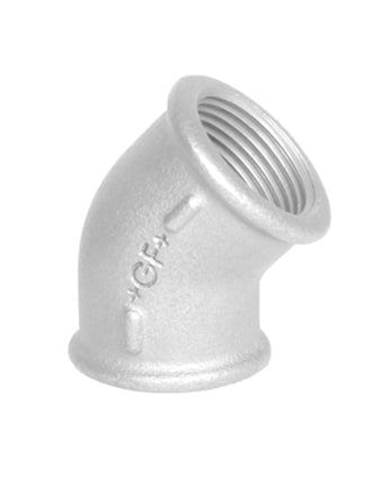 +GF+ Elbow 45° galvanized for f 2"