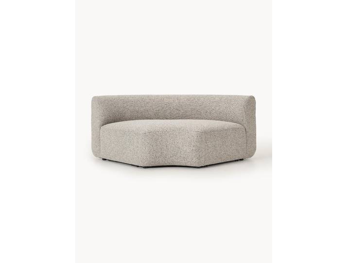 Rundes Bouclé-Eckmodul Sofia