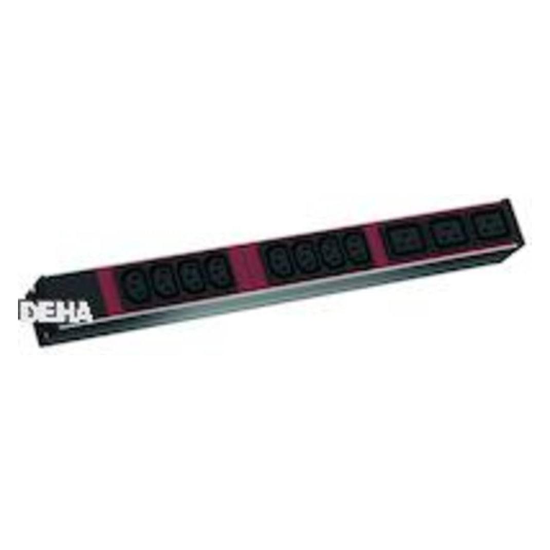 Bachmann IT PDU 19 inch 1U 8xC13 red 3xC19 red (800.2332)